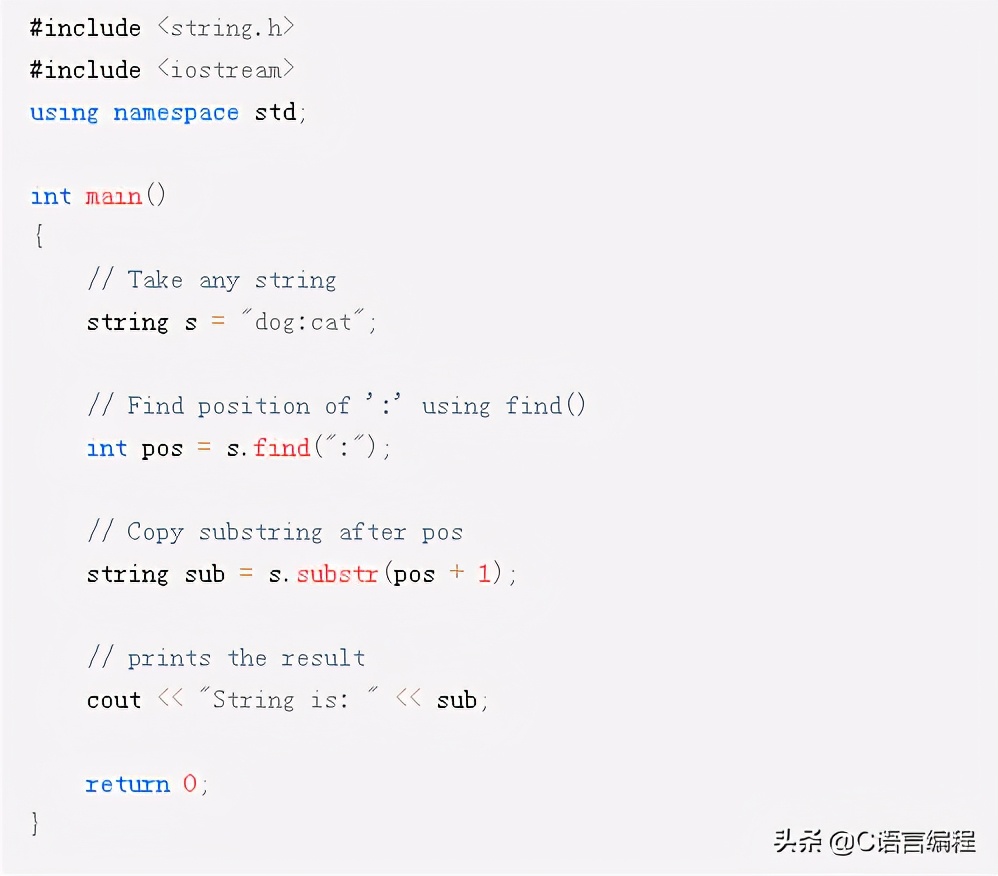 C/C++编程笔记：C++中的substr函数，具体使用方法