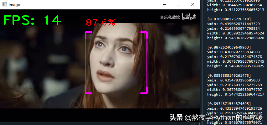 AI视觉，人脸识别实时跟踪监测，附python完整代码