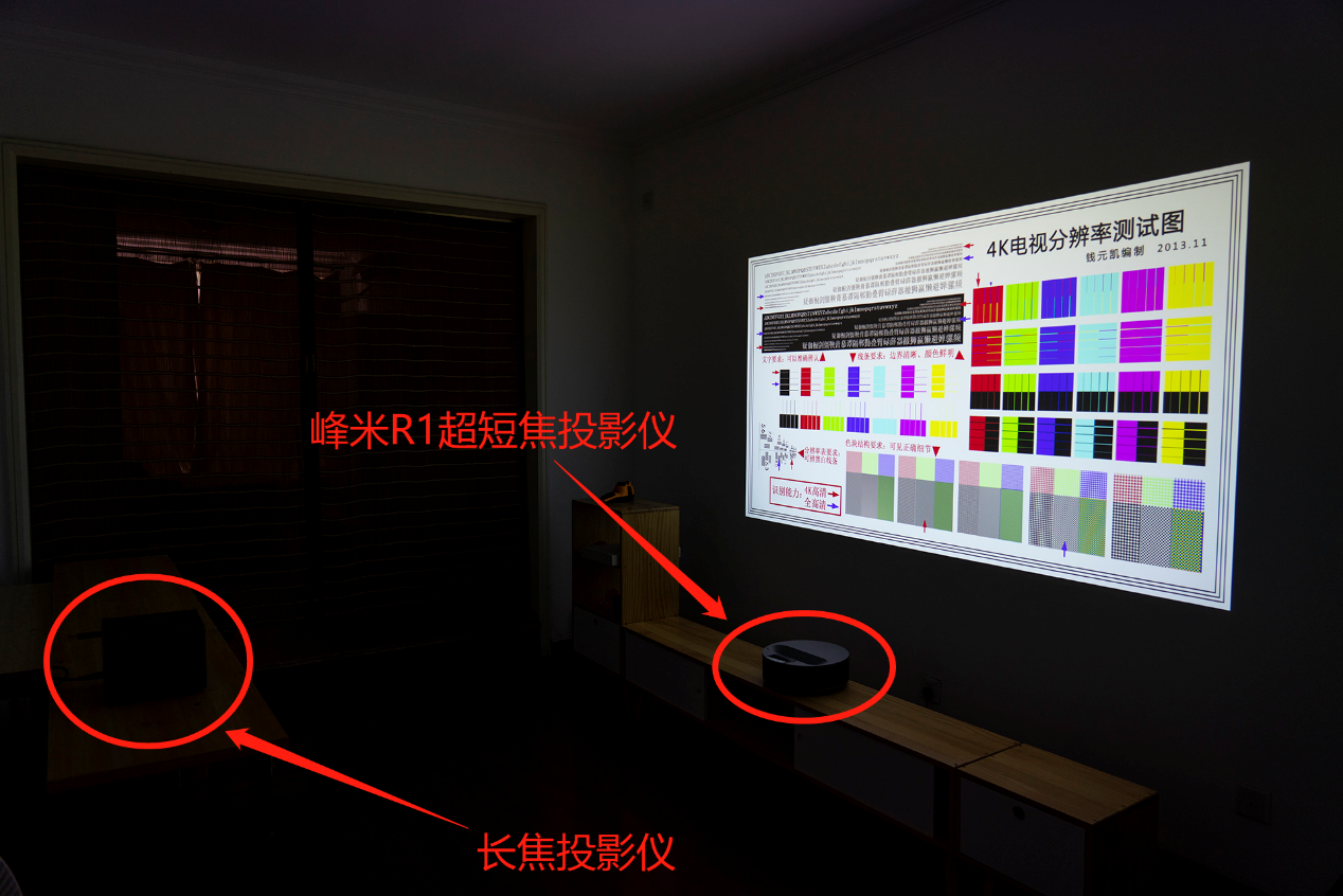 享受一整面墙 峰米R1超短焦激光投影仪评测 影院激光厅也能在家享受