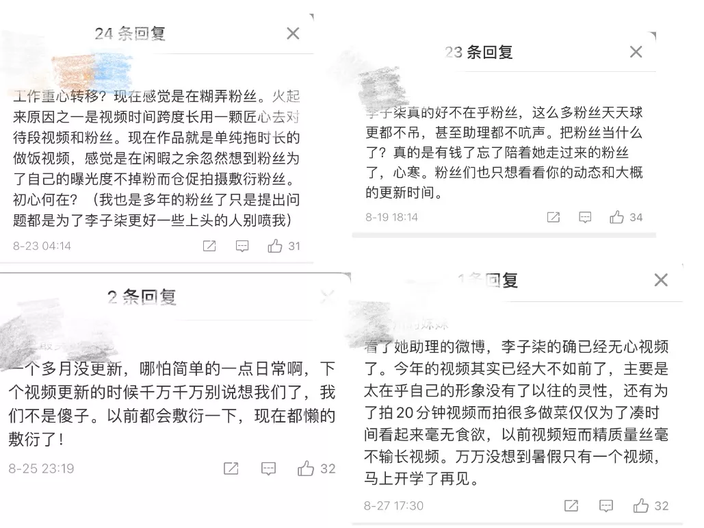 断更的“李子柒”，心慌的李佳佳