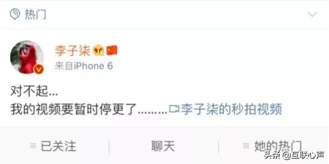 头部网红李子柒，一路走来不容易！但还是犯错误了